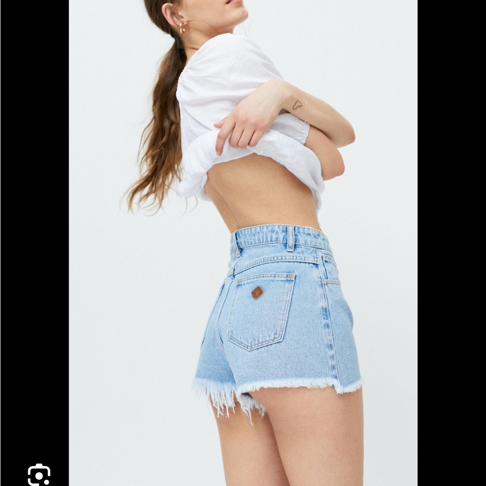 brand new urban outfitter high rise denim shorts 24”